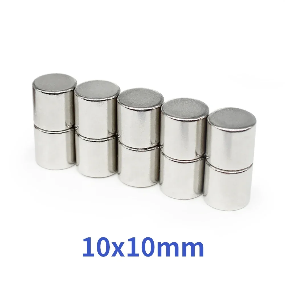 5/10/20/25/50PCS 10x10mm Disc Rare Earth Magnets 10x10mm Round Neodymium Magnet Strong 10mmx10mm Permanent Magnet 10*10 N35