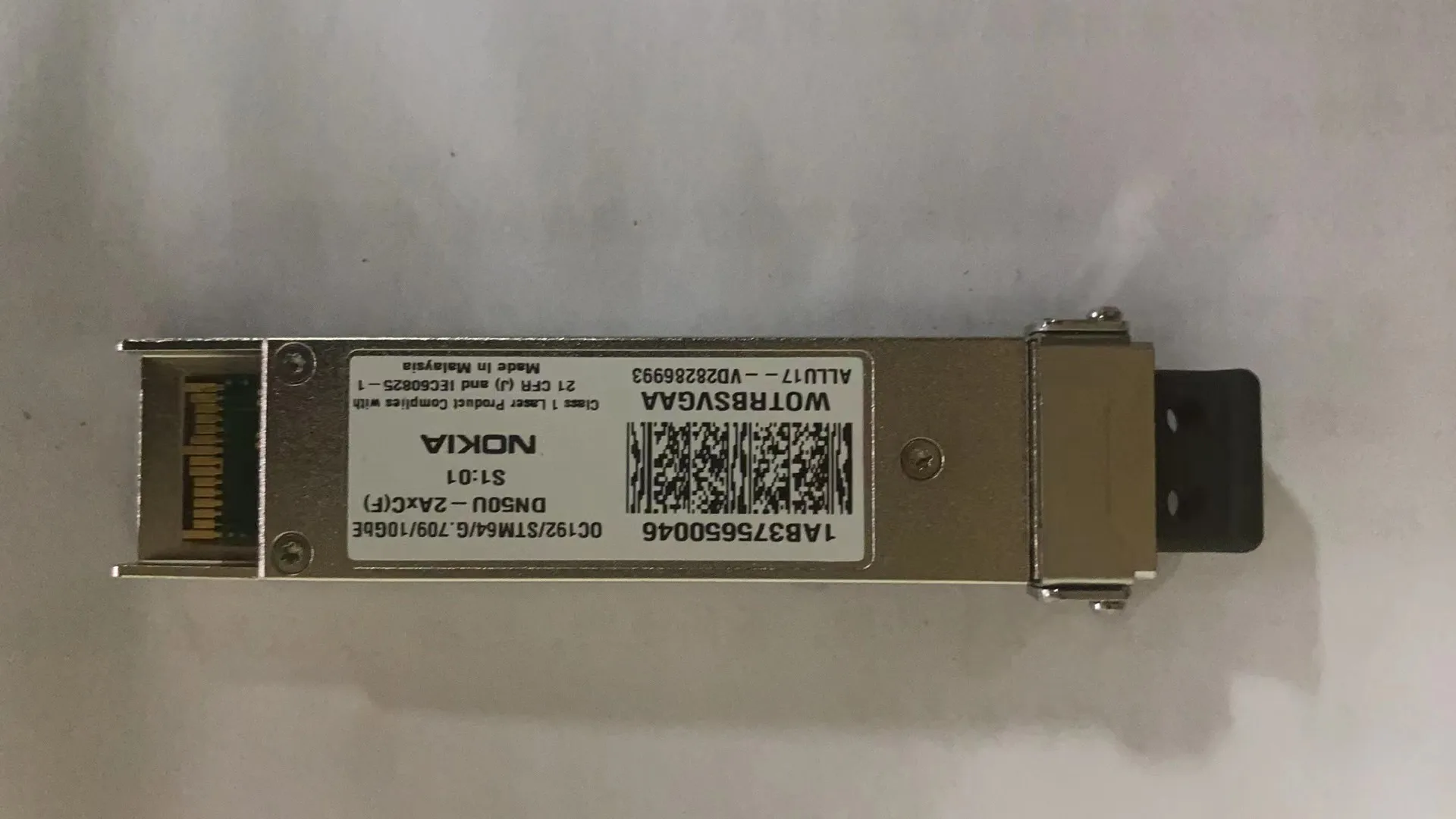 New 3HE06894AAAA01 1AB196370014 1AB375650046 1AB356630041 3FE62600DA Original SFP+ Transceiver Module