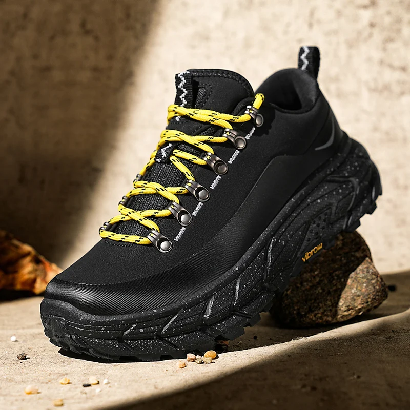 

Men Hiking Shoes Waterproof Casual Walking Hiking Boots Outdoor Rubber Camping Trekking Non-Slip Women Mountain Walking Sneakers