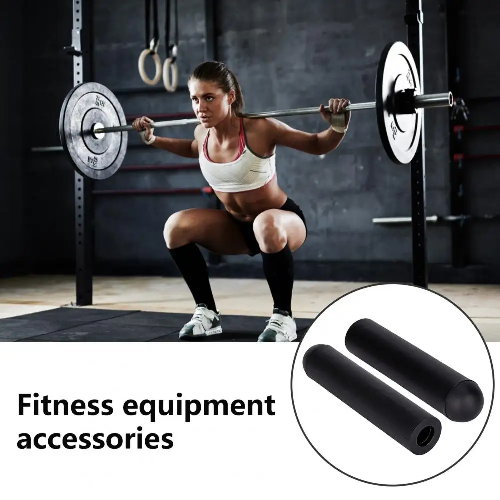 Barbell Adapter Sleeve With Wrench Convert 1 Weight Plate Posts To 2 Inch PP Flat Ball Head Barbell Sleeve Fitness Equipment