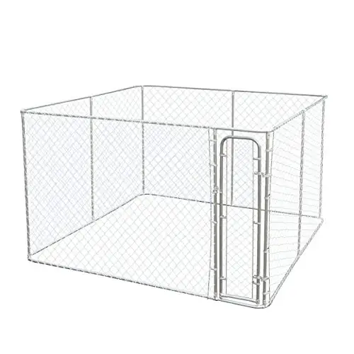 

Ventilated Anti-Escape Reinforced Metal Dog Cage Outdoor Security Kennel Dog Kennels for Outside