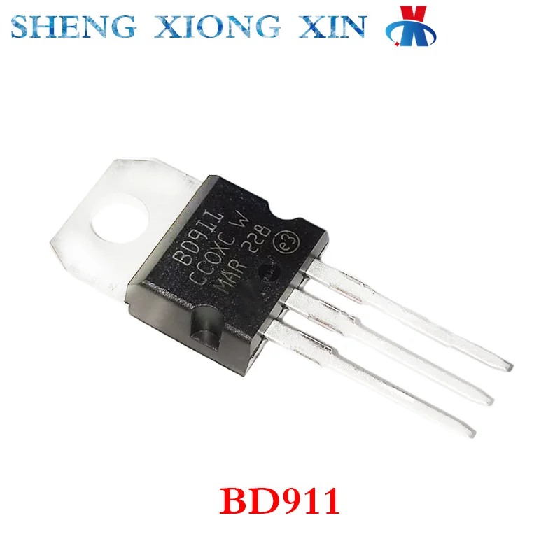 10pcs/Lot BD911 BD912 BDW93C BDW94C BDX33C BDX34C BDX53C BDX54C TO-220 Bipolar Transistor 911 912 93C N-Channel Darlington Tubes