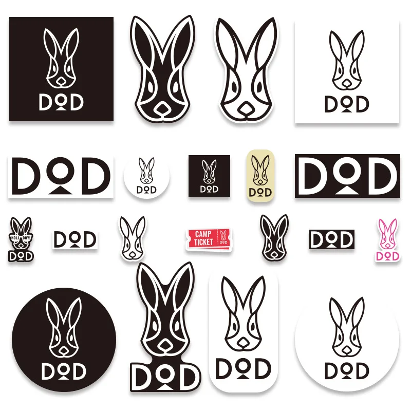 20Pcs DOD Stickers Aesthetic Laptop Water Bottle Graffiti Decals Kids Sticker