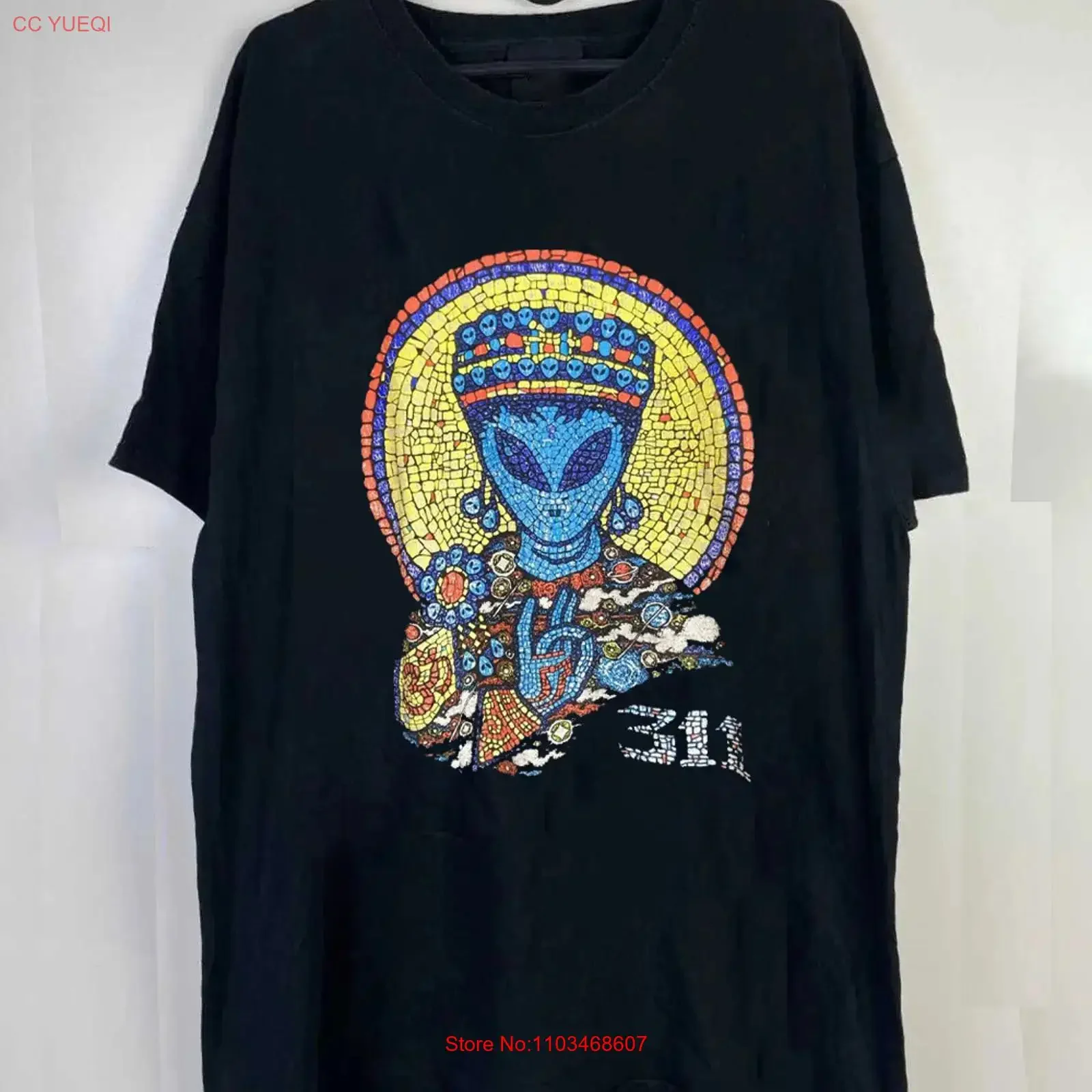 T-shirt vintage Hot Rare 311 Band Unity Tour en coton épais noir, tailles S à 5XL, TU785, style streetwear délavé et extensible