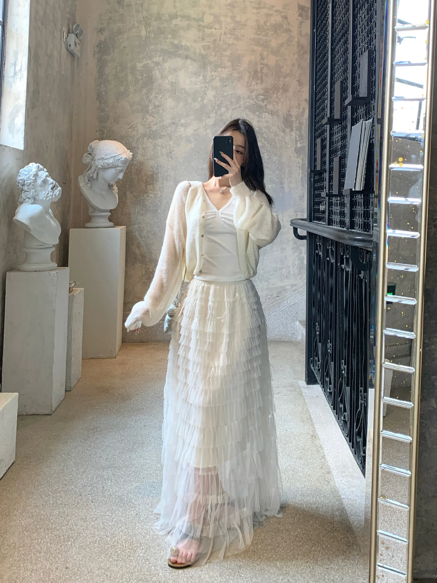 

Легкий вязаный кардиган с V-образным вырезом, свободного кроя, для лета, с защитой от солнца, мягкий и уютный, для дома, с mxboom ey