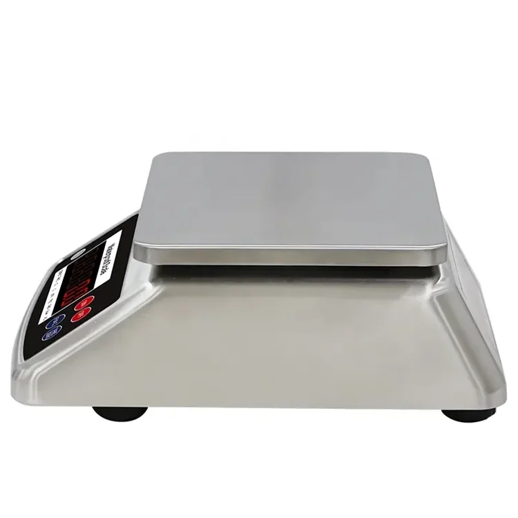 Veidt Weighing 30kg/2g ACS-703 Platform Scale Mini Digital Industrial Machine Waterproof Stainless Steel Platform Scale 60kg