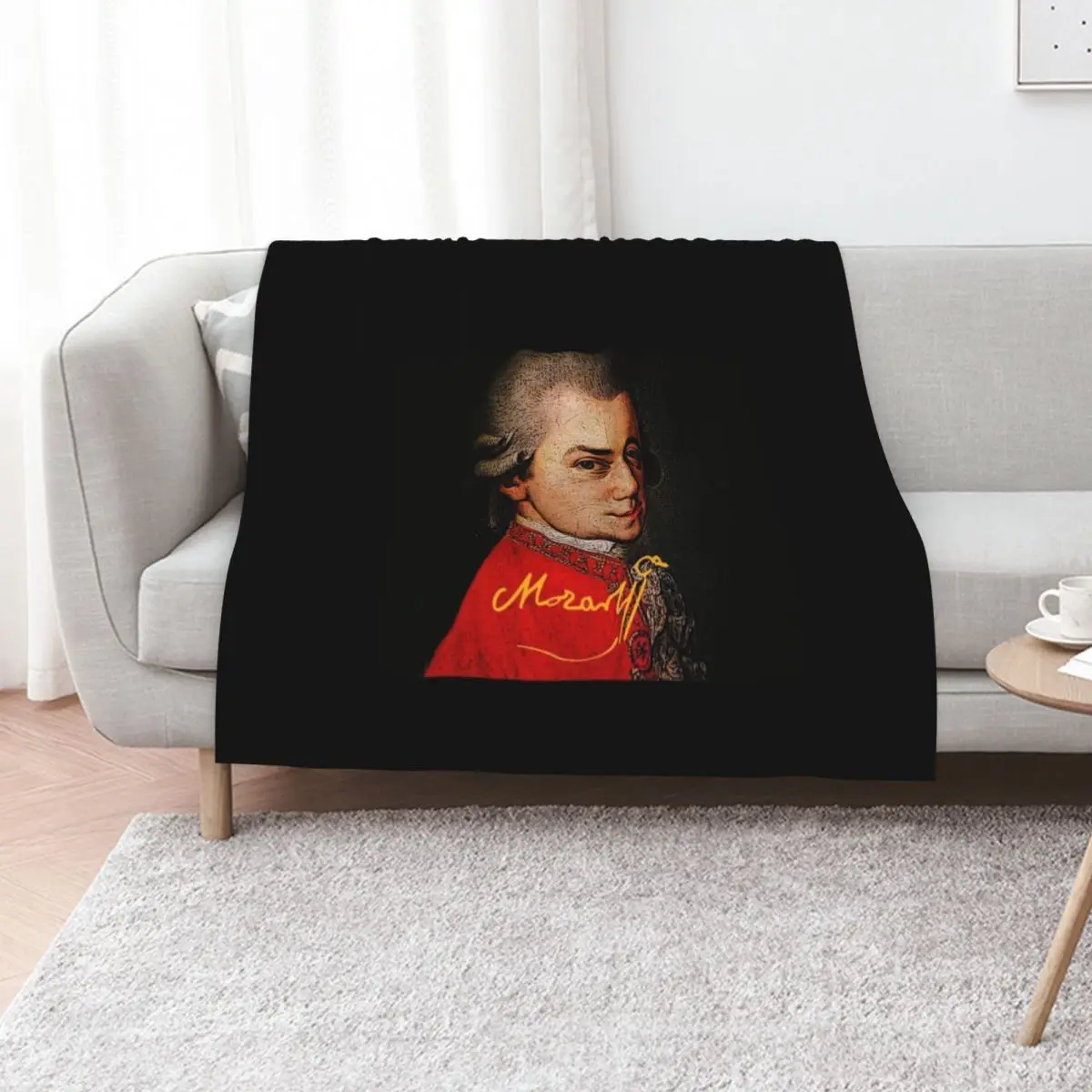 

Mozart Throw Blanket Decorative Throw halloween Designers Luxury Throw Blankets