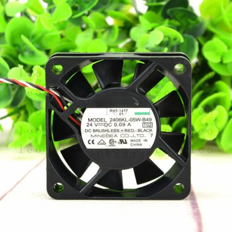 

FF for Original 2406KL-05W-B49 6015 6CM cm cooling fan 24V 0.09A #WD10