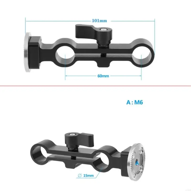 Support pince à blocs fer 150b 15 mm pour lentilles caméra dslr moniteurs 15 mm tige support du système