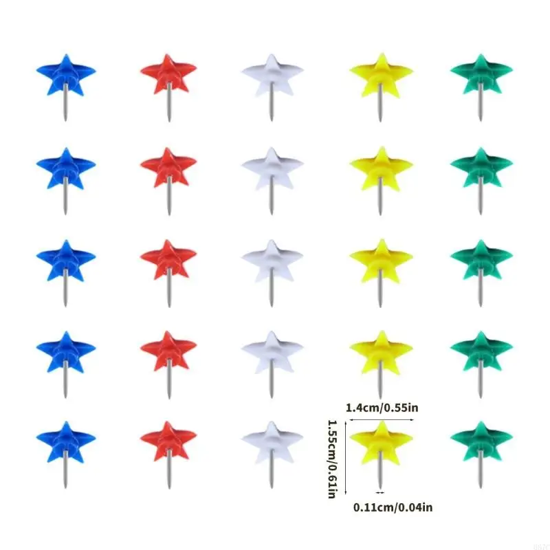 100 PCS Five Pointed Star Pus