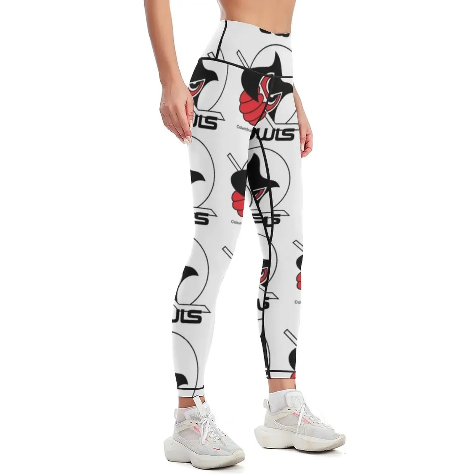 Columbus Owls hockey logo Leggings workout shorts sporty woman gym exercise clothing for Legging sport Womens Leggings