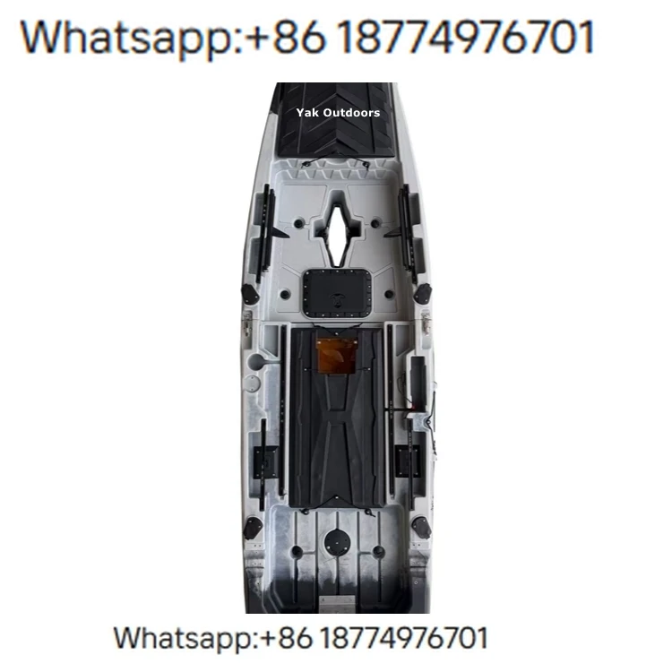 

Hot Sale 2-Piece Modular HDPE Ka 1 Person Pedal Drive Motor Surfing Fishing Electric Water Circulation GPS Durable Ocean Use