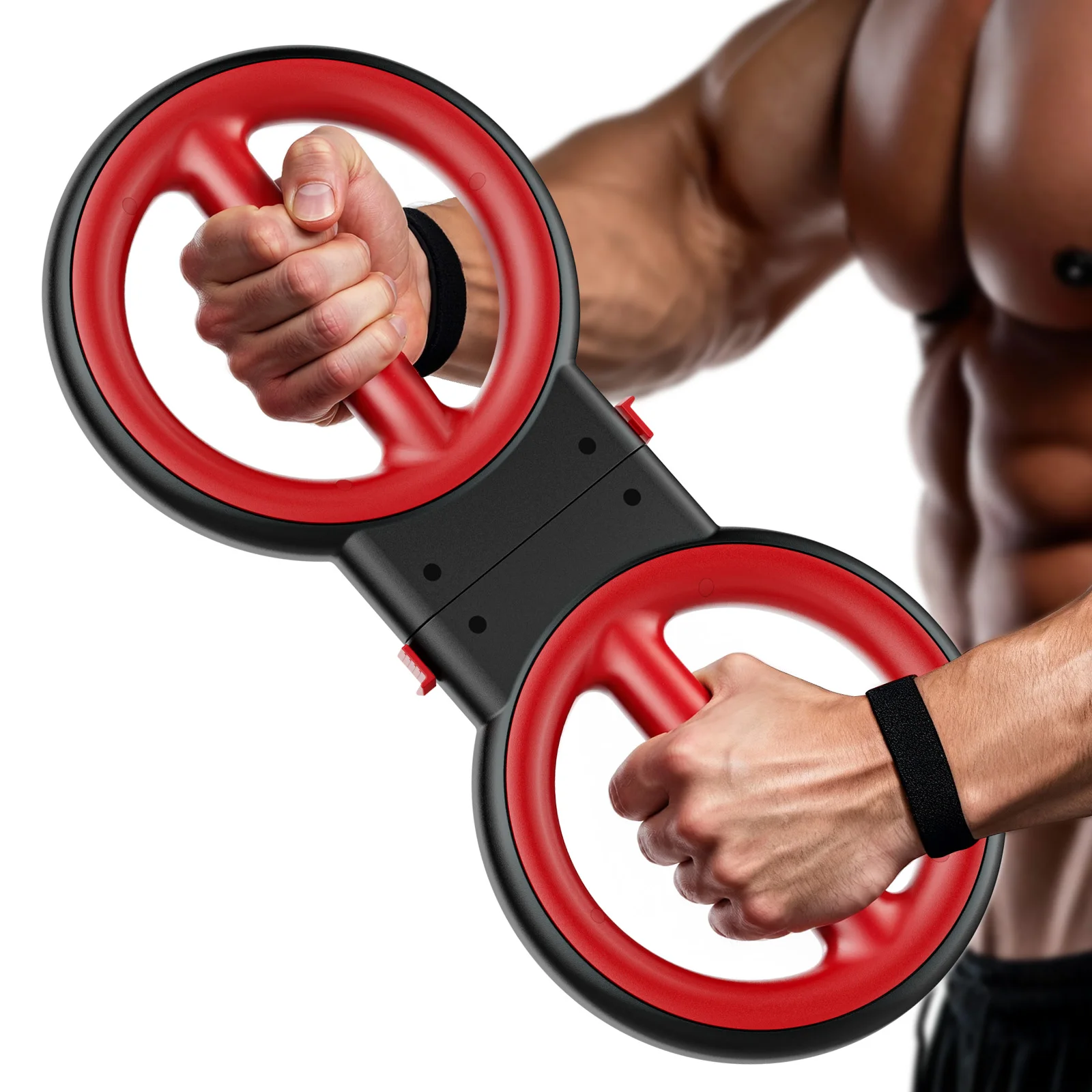 

3 IN 1 Burn Machine,360° Rotatable Forearm Trainer,Chest Expansion,One-Handed Centrifugal Exercise,Adjustable 5 Level Resistance