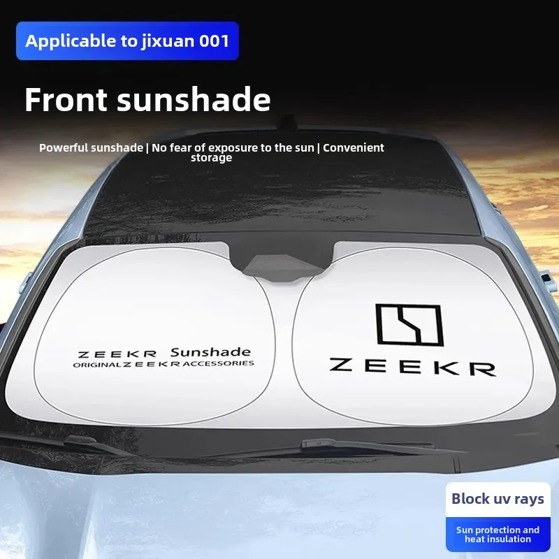 Zeekr Car Sunshade Front Windshield Sunscreen Curtain Heat Insulation Modification Accessories Suitable For Xingyun 001