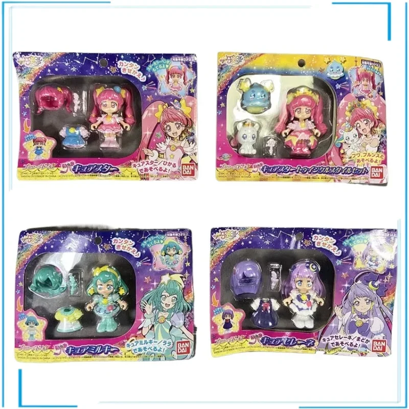 BANDAI Star Twinkle Pretty Cure Q-version Doll Collection Ornament Anime Action Figure Model Toys