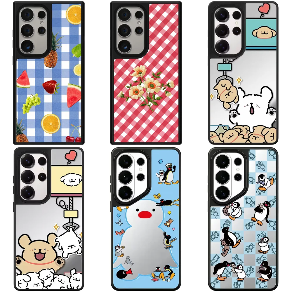 6072922 Mirror Magnetic Case: Compatible with Samsung Galaxy S23 U S24U S25 S26 Ultra S25+ S26 Plus Shell
