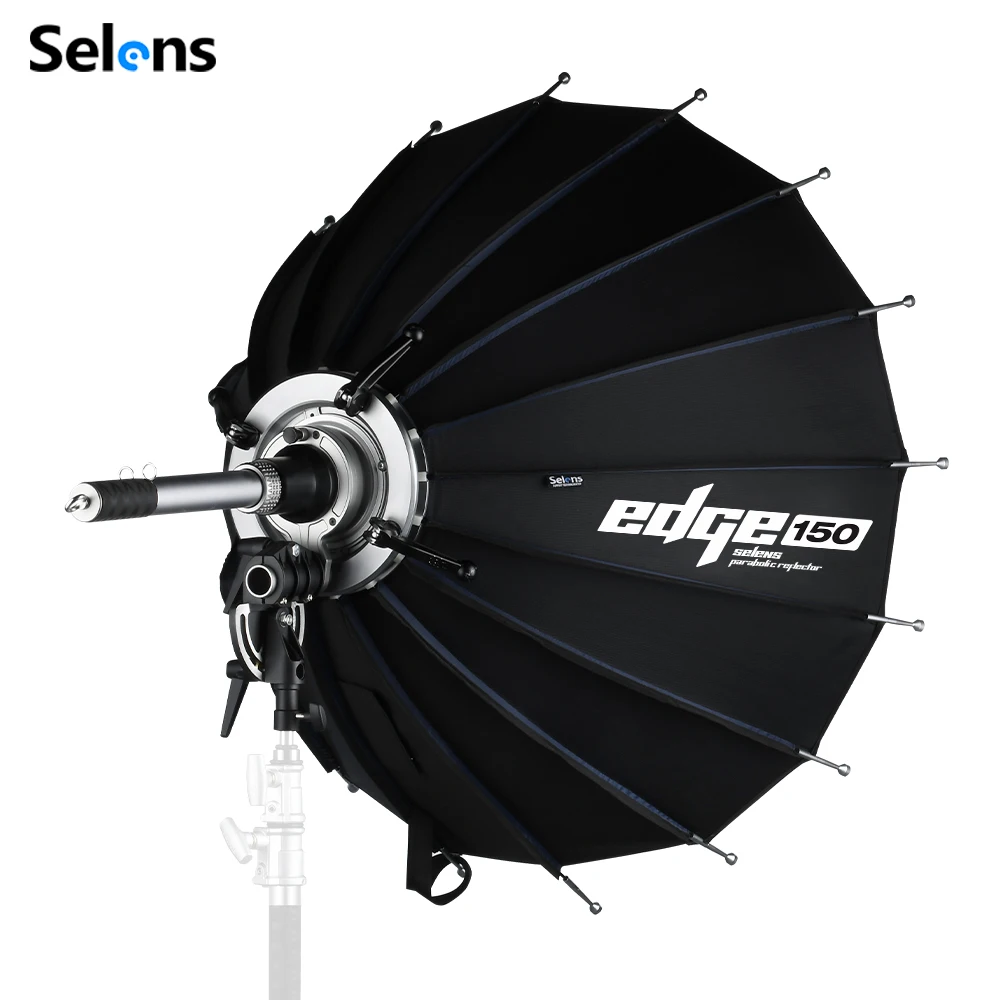 

Selens Edge Parabolic Reflective Soft Umbrella Studio Lighting Umbrella with Large Diffuser Cover photography Accessory Softbox