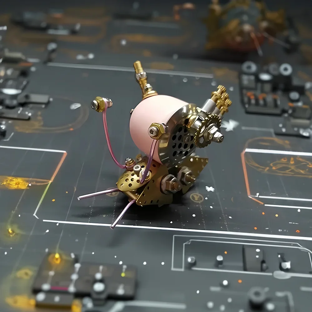 

3D Metal Snail Puzzle for Adults - Challenging DIY Assembly, Creative Home Decoration & Stress Relief Brain Teaser Craft gift