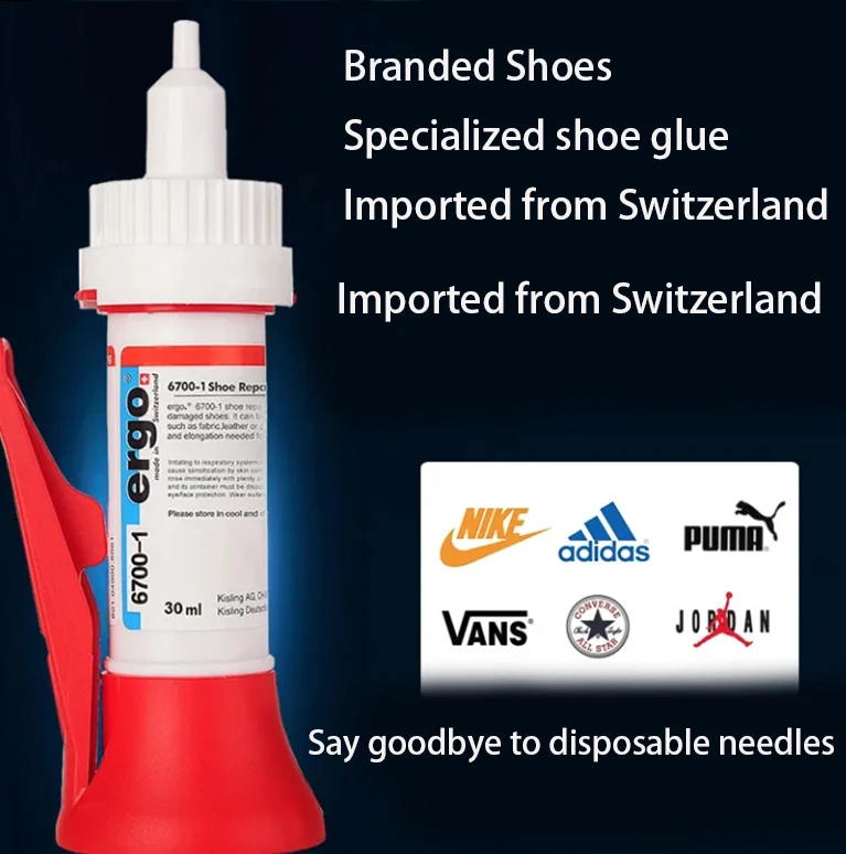 Shoe Repair Glue Switzerland Ergo 6700-1  Resin Powerful Waterproof Special Soft 502 Shoe Repair Glue