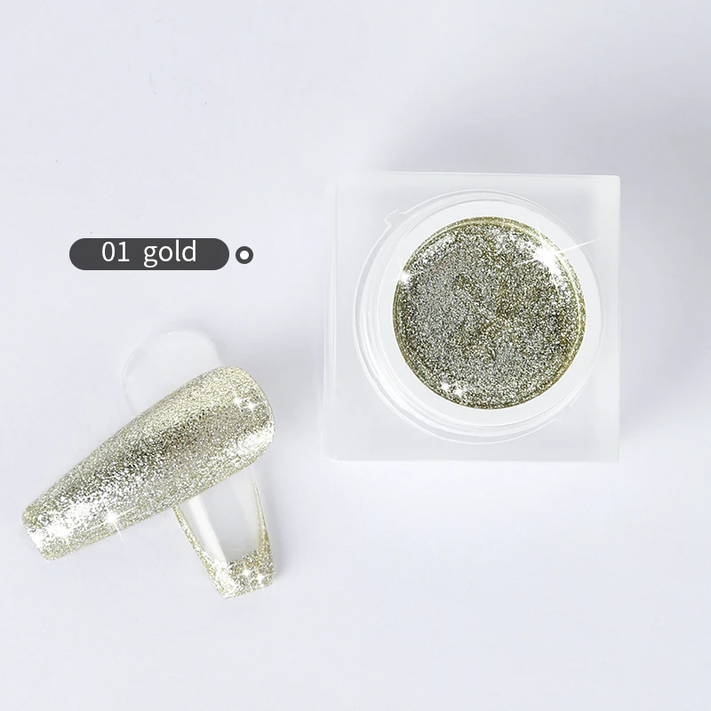 Neue Glitter Gel Polnische Shiny Platin Nagel Gel 5ml Nail art Blinkende Weg Tränken UV Semi Permanent Hybrid Vernis lack Lack – Detail 14