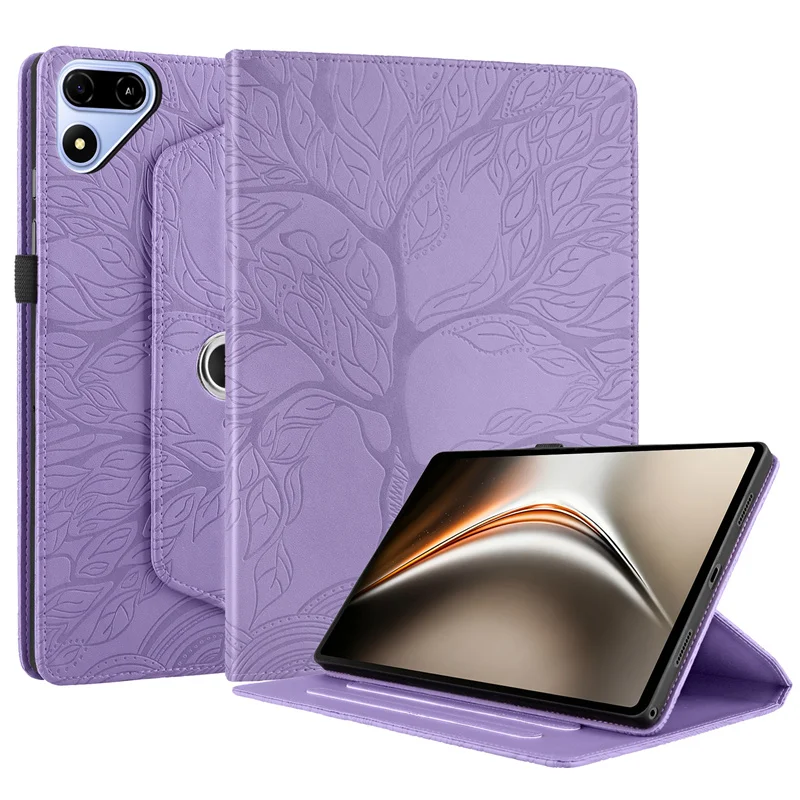 For Tecno MegaPad SE 2 Case 9.7 inch Emboss Tree 360 Rotating Stand Tablet Case For Tecno Megapad SE 2 9.7 2026 Cover