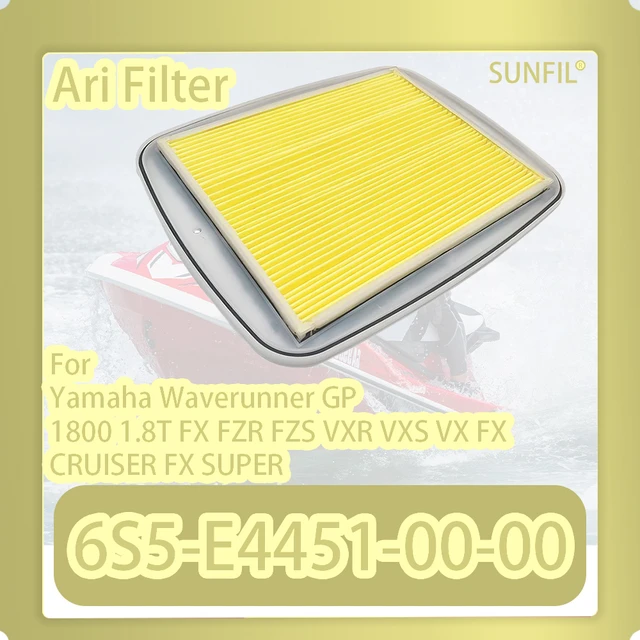 エアフィルター6s5-e4451-00-00,Yamaha Waverunner gp 1800 1.8t fx fzr fzs vxr vxs vx fx  fxクルーザーfxスーパー用 - AliExpress