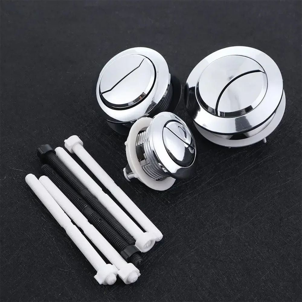 Universal with Thread Accessory Fittings Dual Push Flushing Bathroom Fixture Tank Button Dual Flush Valev Buttons Toilet Button