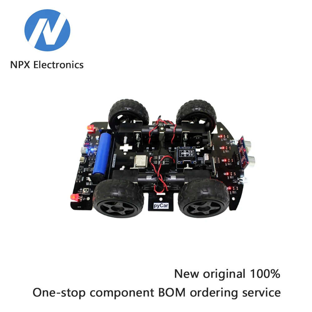 

Open-source ESP32 intelligent programming car DIY kit chassis - Tracking and obstacle avoidance