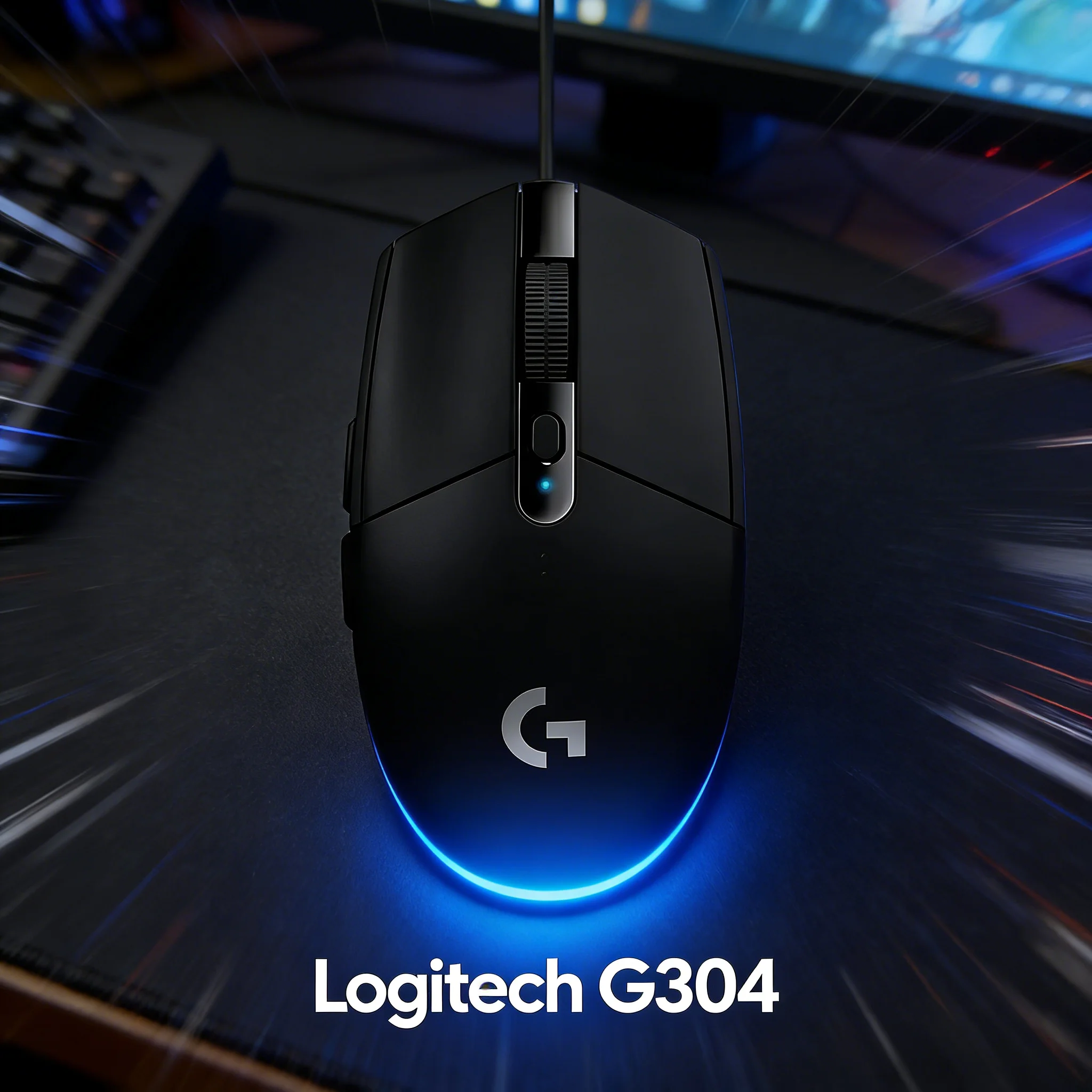 

Logitech G304 Light Speed Wireless Gaming Mouse 12000 DPI Cordless Laptop Accessories No Driver Required