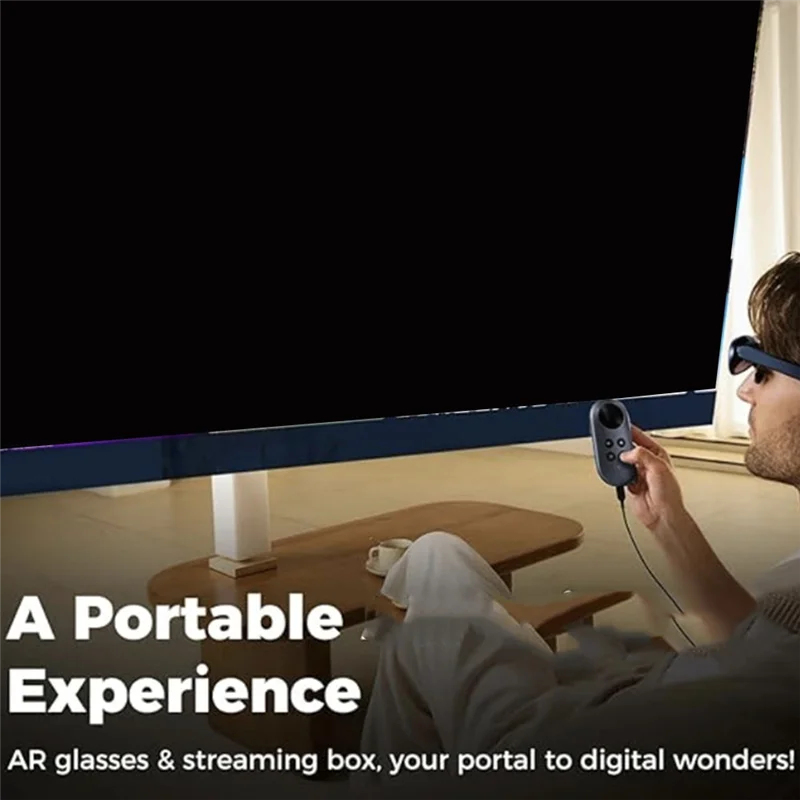 RISE-For Rokid Station Akcesorium do inteligentnych okularów AR (wersja zagraniczna) Obsługuje system Google ATV Youtube Prime Video