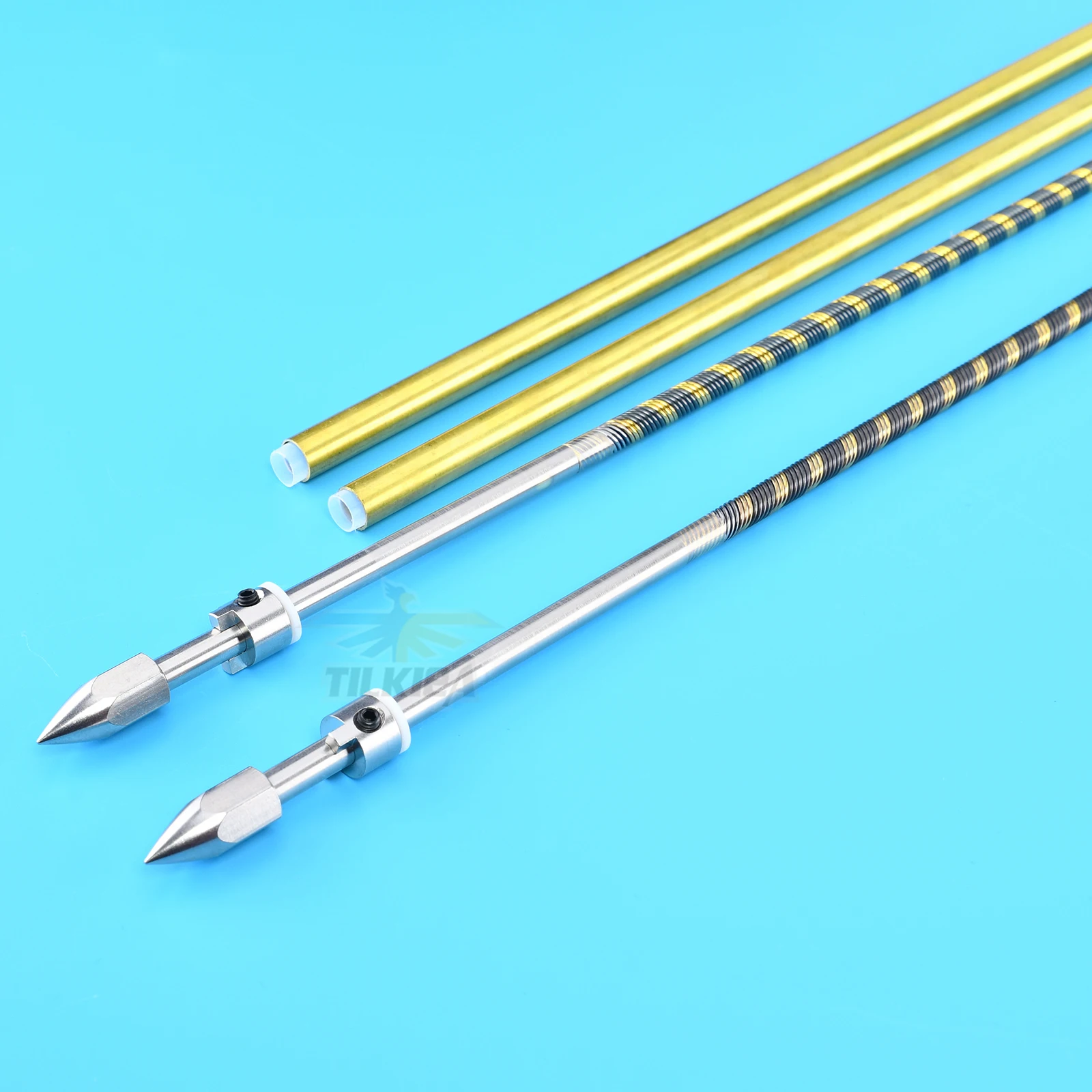 6.35 مللي متر 1/4 ''فليكس كابل الدعامة رمح إجمالي L700mm + أنبوب نحاسي + أنبوب بلاستيكي + محرك الكلب + الدعامة الجوز + طوقا/مجموعة ل RC قارب الغاز