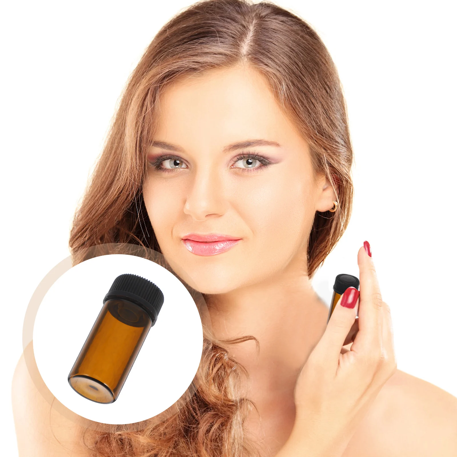 

100Pcs Essential Oil Dropper Bottles Amber Glass Leak Proof Sample Vials Travel Size Refillable Oils Aromatherapy 3ml
