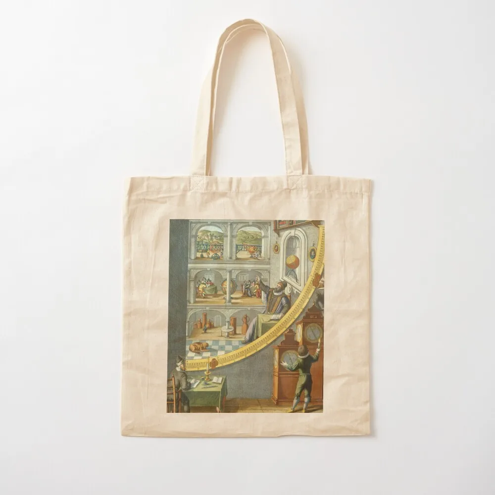 

Antique Etching Drawing of Tycho Brahe's Astronomy Observatory Tote Bag sac pour femme Canvas Tote Bag