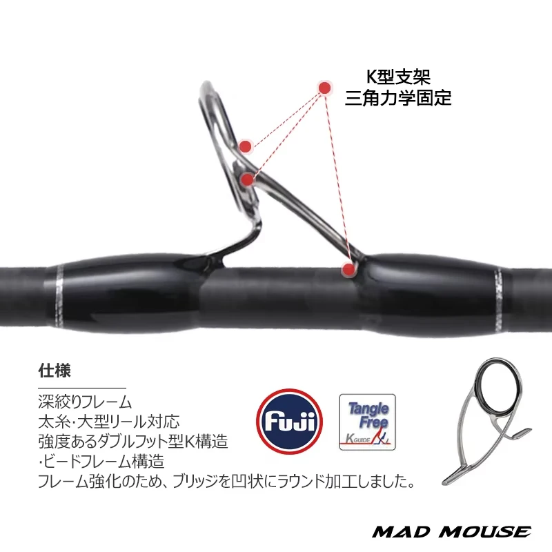 M/MH جودة أجزاء فوجي كاملة الشاطئ القفز قضيب إغراء 12-50 جرام PE 1.2-3 سحب 30 كجم الصيد القفز قضيب #4