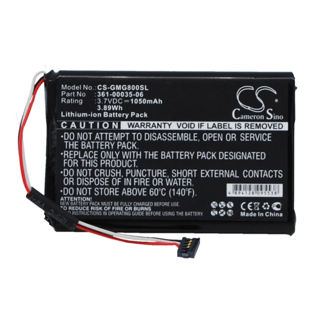 

Li-ion GPS, Navigator Battery for Garmin, 3.7V, 1050mAh, Compatible Models: Approach G8