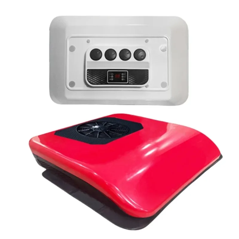 

RGFROST New Auto Electric 12V/24V Car Air Conditioner Universal DC For Truck Van Boat Vehicles Integrated Radiator Fan Bus Truck