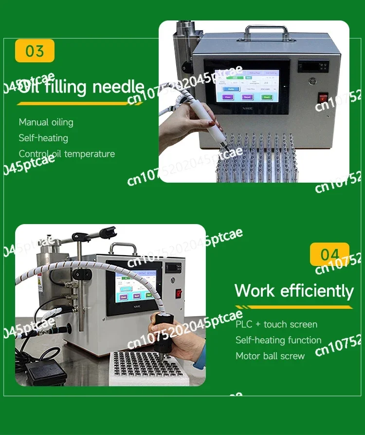 1ml 2ml 3ml 5ml Filo Semi Automatico Olio Denso  Cartuccia Usa E Getta Materiali Di Consumo Della Macchina Di Rifornimento