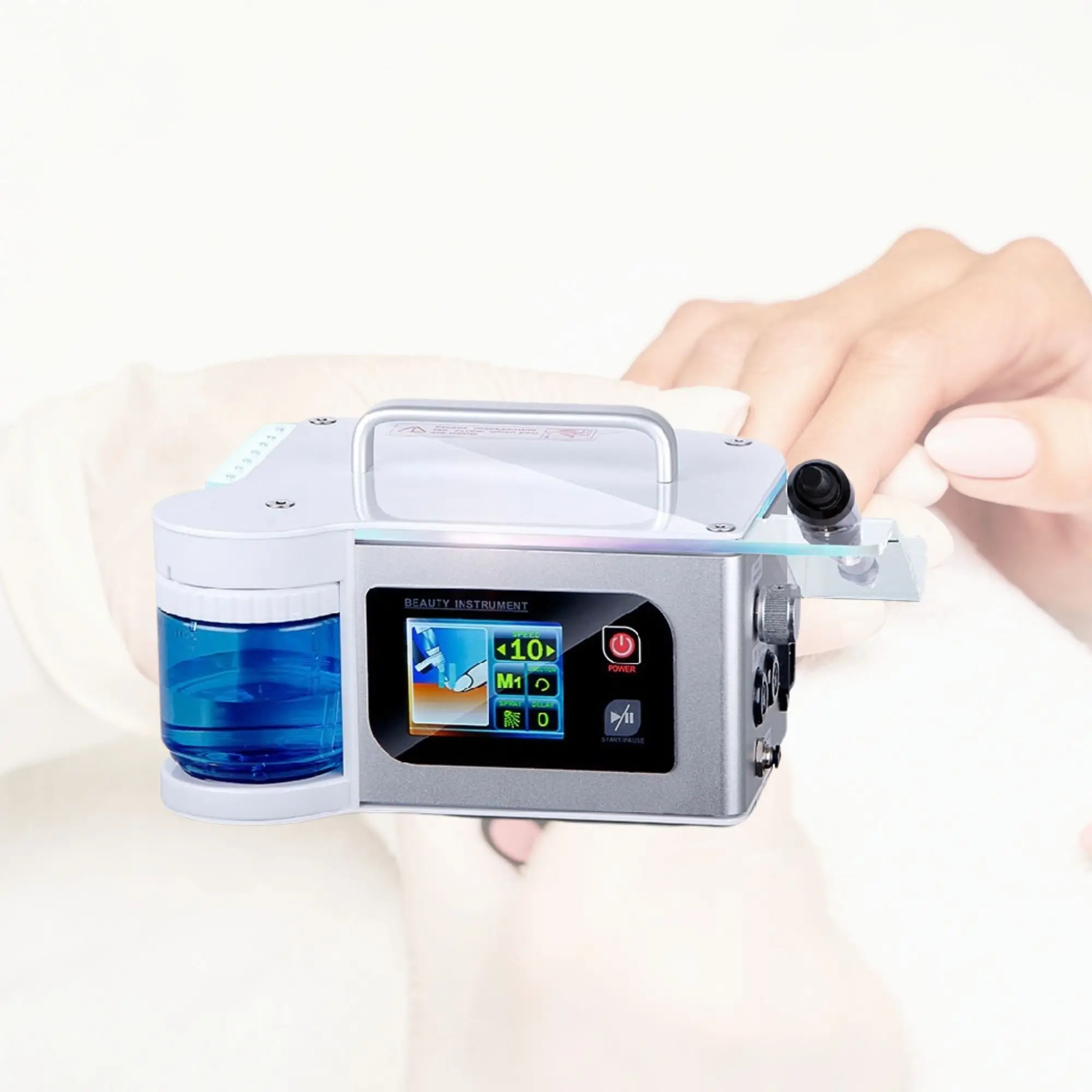 

STLF Super Hot Model in 2024 Fast Rotating 35000-40000 RPM Speed Anti Dust Design with Water Spray Electric Nail Drilling Devic