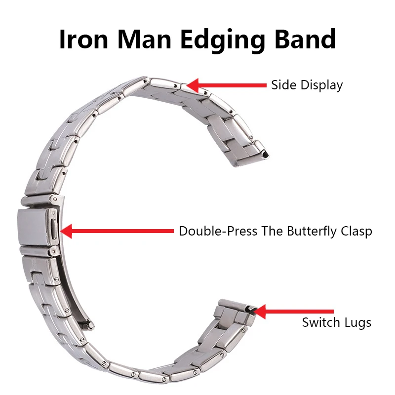 Tali baja tahan karat untuk jam tangan Apple, tali jam tangan Apple, sabuk gelang correa logam, seri iwatch 7 6 5 SE 8 Ultra 49mm 45mm 41mm 40mm 44mm