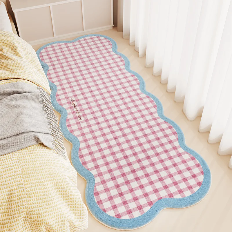 VIKAMA Carpets for Living Room Plaid Children Bedroom Fluffy Rug Home Decoration Cloakroom IG Floral Plush Mats ковер Tapete Tap