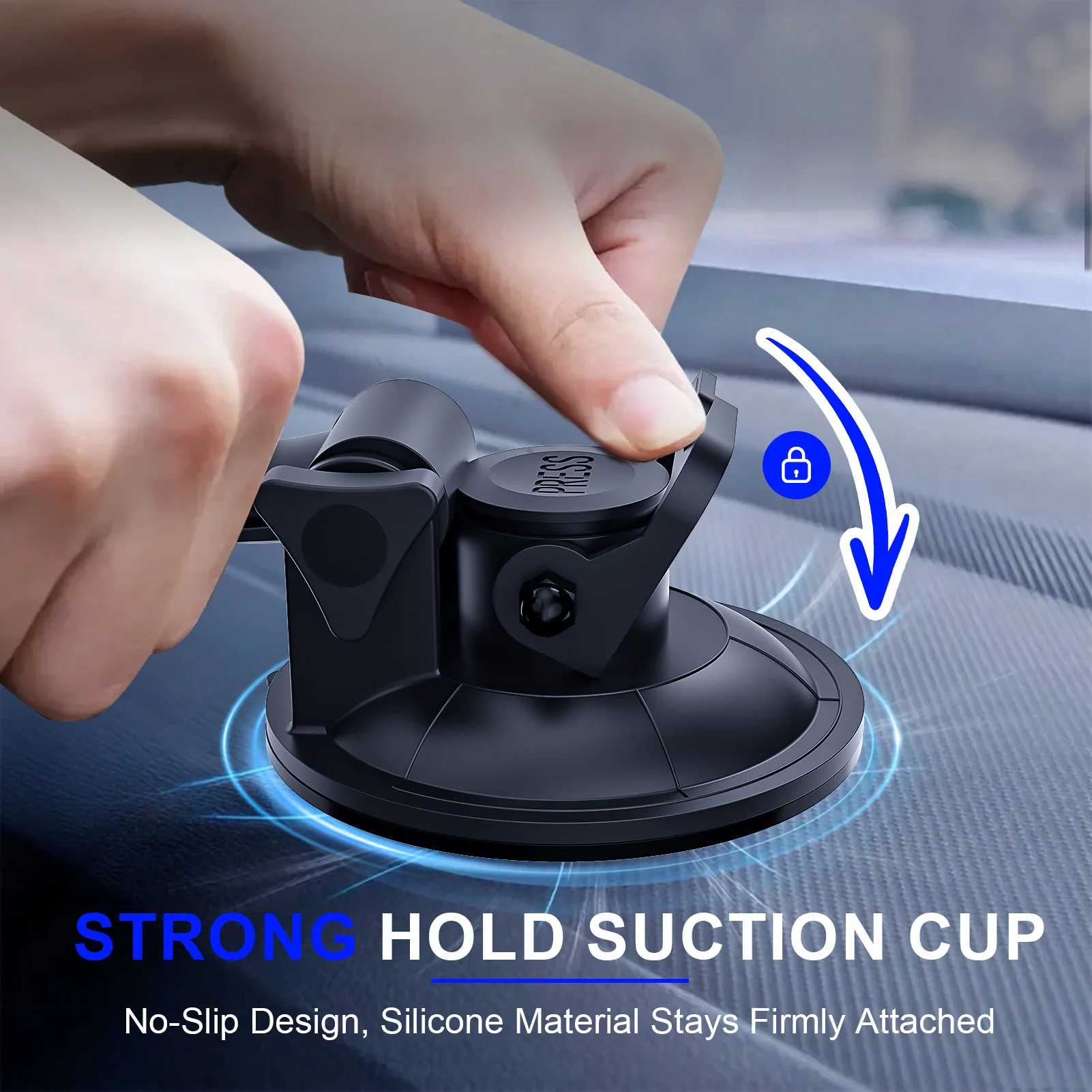 Universal Car Dashboard Windshield Mount Tablet Holder for IPad Pro 11 12.9 Air Mini Phone Stand for Samsung Galaxy 4-13 Inch view 4