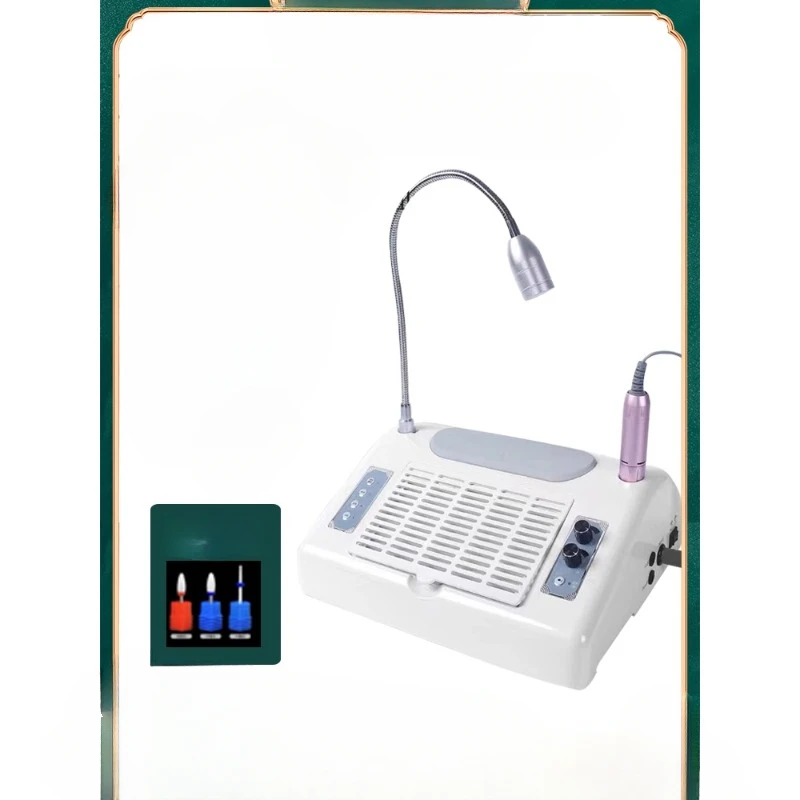Nail art 5-in-1 grinder Nail art light 96W aspirapolvere illuminazione cuscino a mano set di macchine all-in-one