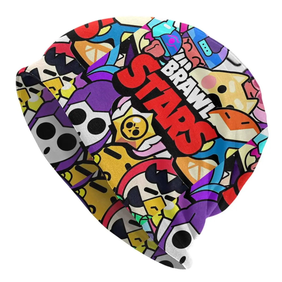 Brawling-Heros Team Video Game Bonnet Hats Autumn Winter Outdoor Skullies Beanies Hats Men's Women's Warm Dual-use Cap