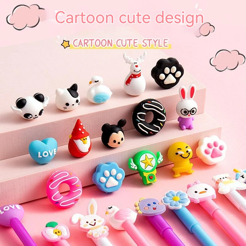 MOKA Magic Card Cartoon Rollerball pen Quick Dry Online Red Pen Cute, Cute, Cute and High Beauty Creative Stationery Wholesale