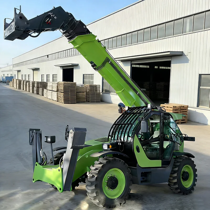 Mini 3Ton 10m Telehandler Diesel Pallet Truck CE EPA Rough Terrain Telescopic Boom Forklift for Industrial