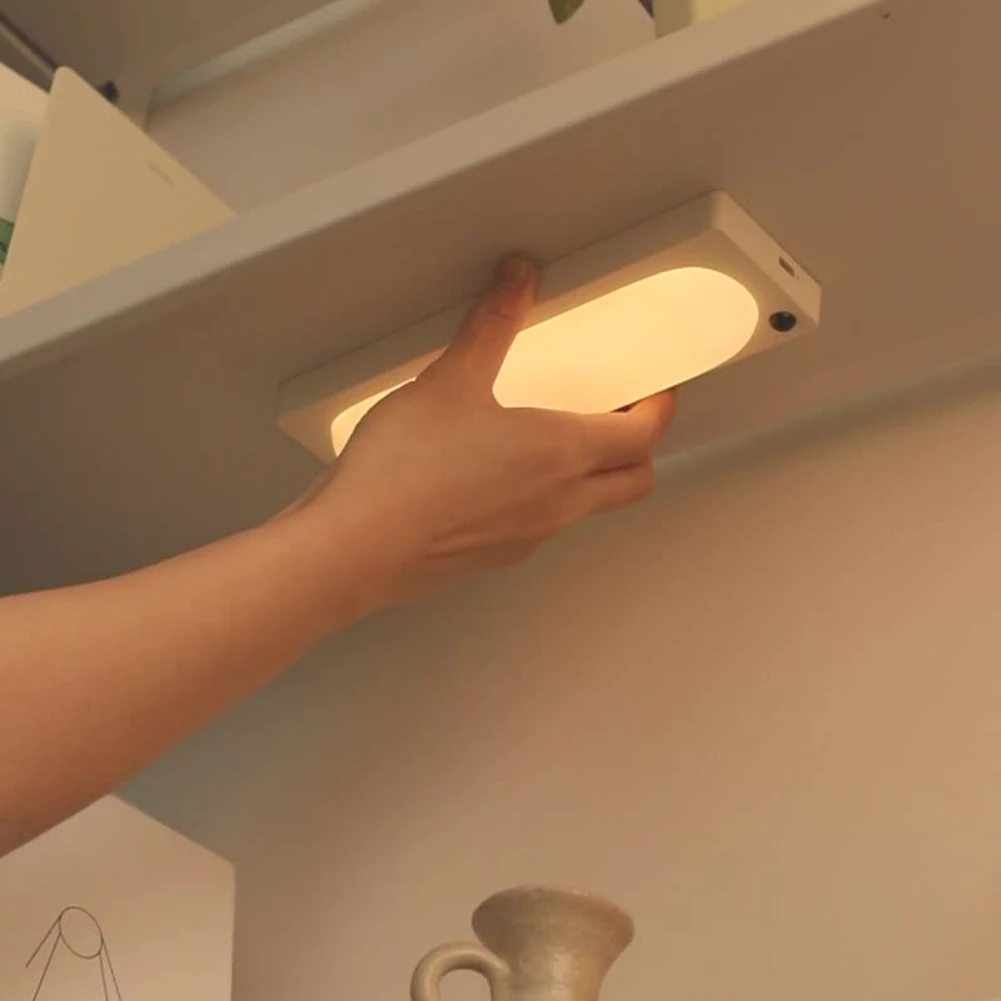 Lampu Sensor infra merah magnetik, lampu Sensor gerakan 2700K Sensor pintar nirkabel untuk lorong tempat tidur balita tangga