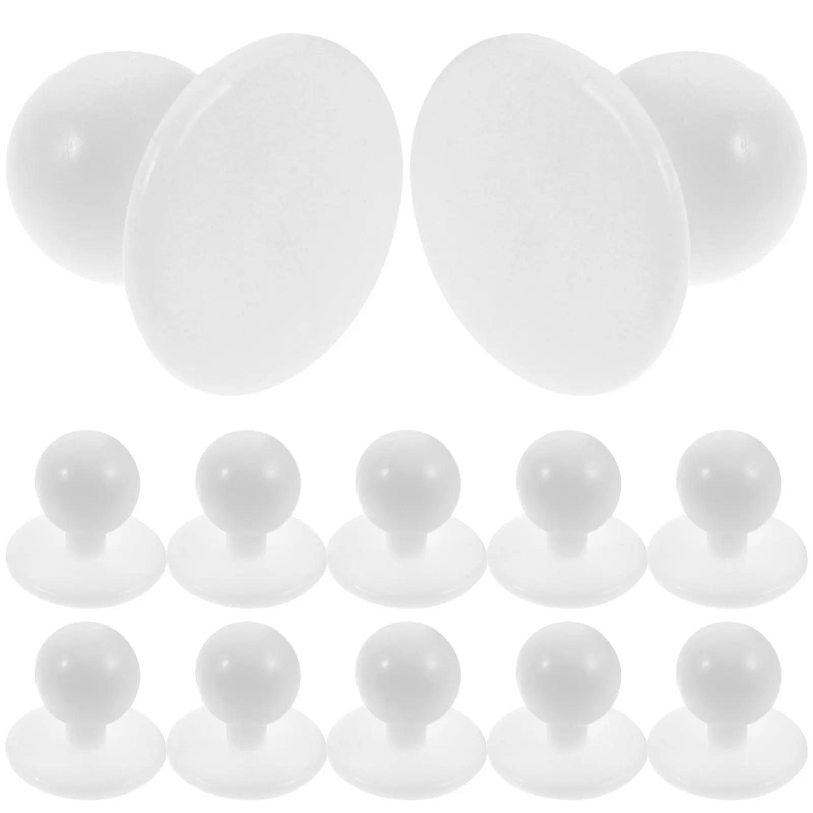 

100 шт. плоских пластиковых пришивных кнопок-застежек белого цвета для одежды, круглые декоративные жемчужные пуговицы для курток