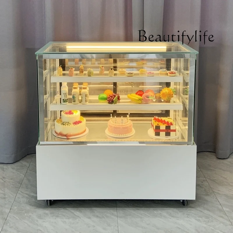 

Cake Refrigerated Display Commercial Desktop Small Freezer Fruit Cooked Food Air-Cooled Fresh Cabinet