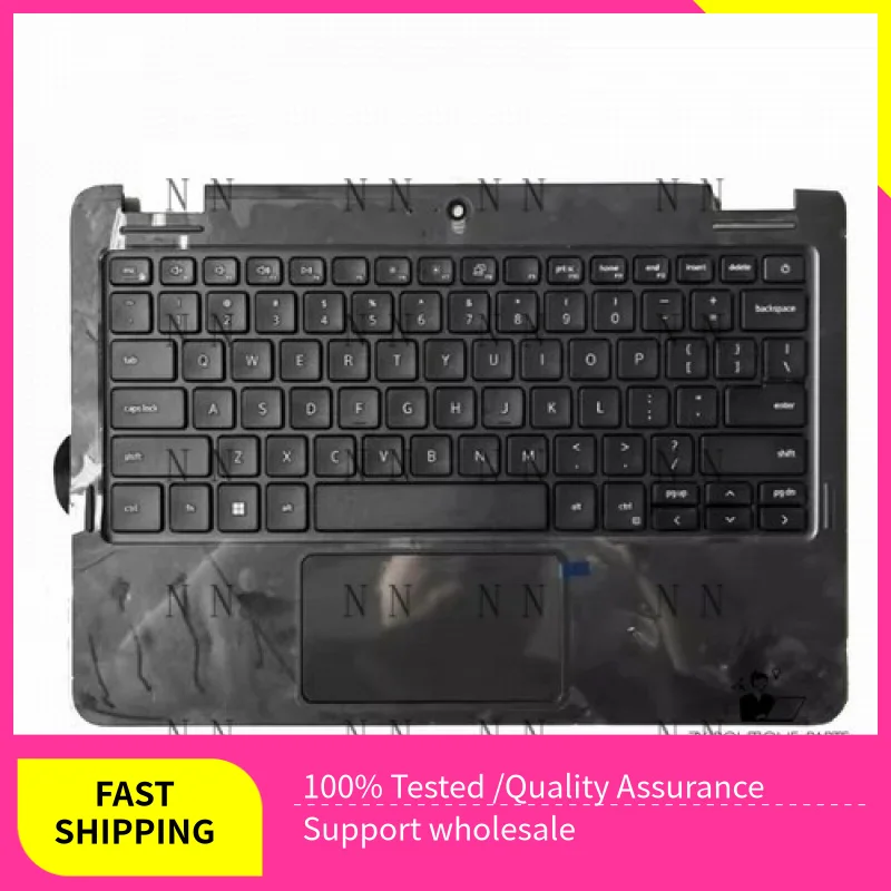 

BLGN New 0F0C19 For Dell Latitude 3140 E3140 Palmrest Upper Case Touchpad Keyboard