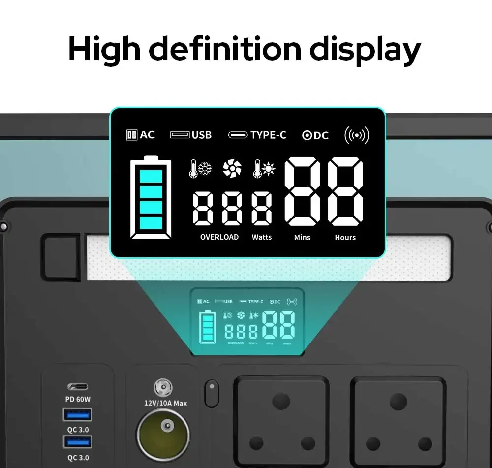 2000W Portable Solar Power Station Of 20kwh For Electric Vehicle Ebike Electric Bike, Power Tools